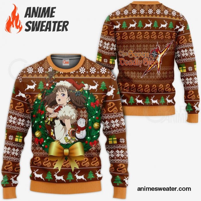 Lady Diane Ugly Christmas Sweater Seven Deadly Sins Xmas Gift VA11