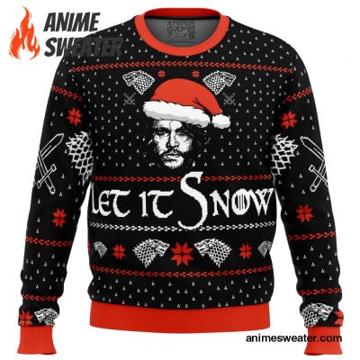 Let it Snow Jon Game of Thrones Ugly Christmas Sweater