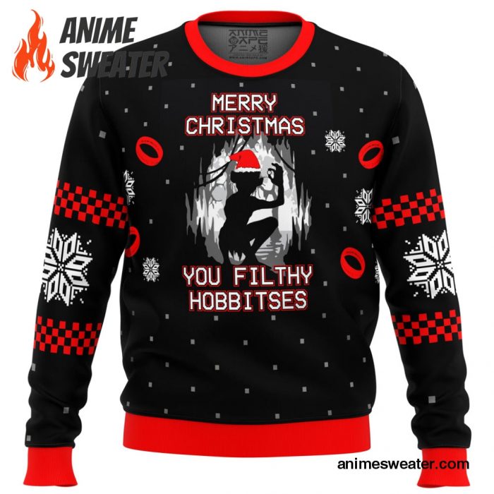 Lord of the Rings Filthy Hobitses Ugly Christmas Sweater