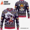 Luffy Gear 4 Ugly Christmas Sweater One Piece Anime Xmas Gift VA10