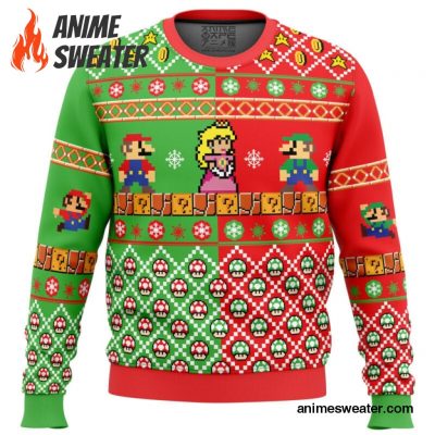 Mario Bros Ugly Christmas Sweater