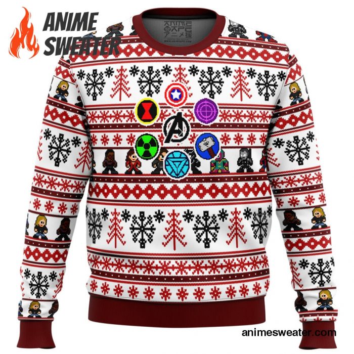 Marvel Avengers Retro Ugly Christmas Sweater