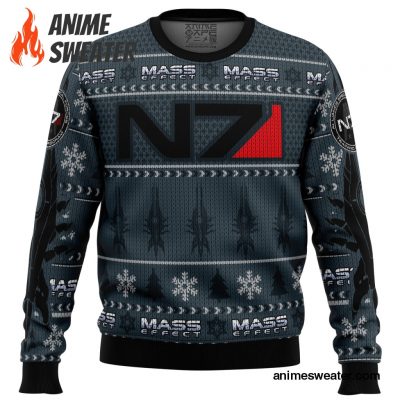 Mass Effect N7 Ugly Christmas Sweater