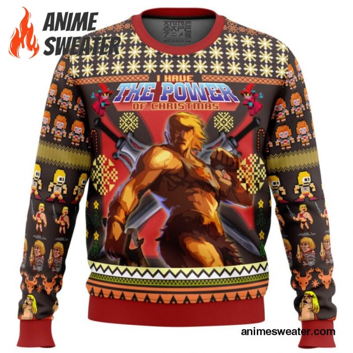 He-Man Masters of the Universe Ugly Christmas Sweater