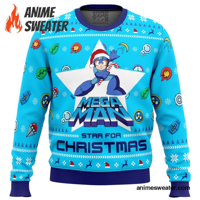 Mega Man Mega Christmas Ugly Christmas Sweater