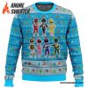 Mighty Morphin Chibis Power Rangers Ugly Christmas Sweater