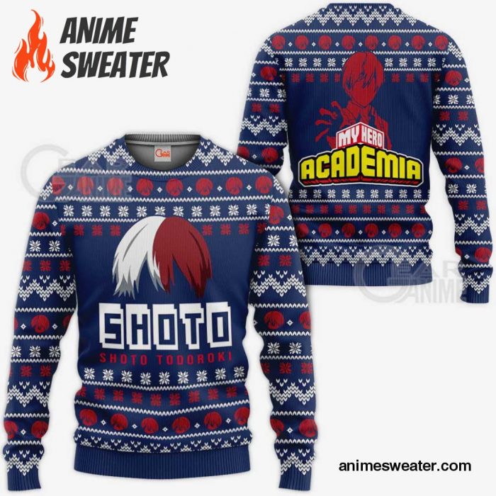 Shoto Todoroki Ugly Christmas Sweater My Hero Academia Anime Shirt