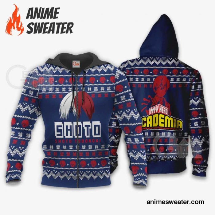 Shoto Todoroki Ugly Christmas Sweater My Hero Academia Anime Shirt