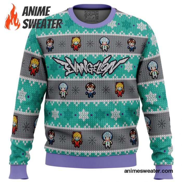 Evangelion Units Neon Genesis Evangelion Ugly Christmas Sweater