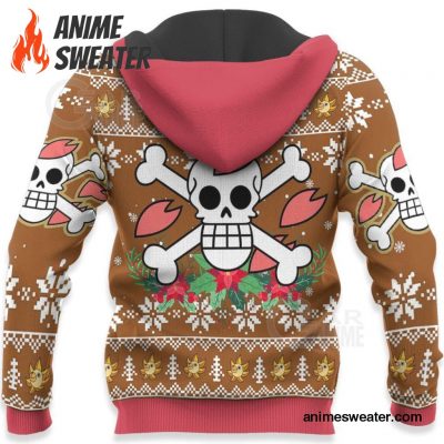 Happy Chopper Ugly Christmas Sweater One Piece Anime Xmas Gift VA10