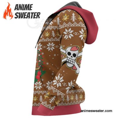 Happy Chopper Ugly Christmas Sweater One Piece Anime Xmas Gift VA10