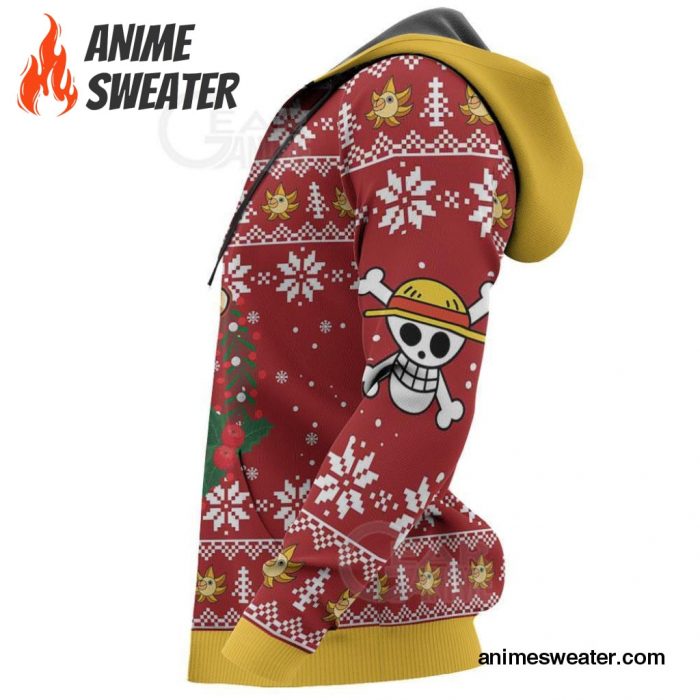 Luffy Ugly Christmas Sweater One Piece Anime Xmas Shirt VA10