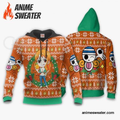 Nami Ugly Christmas Sweater One Piece Anime Xmas Gift VA10