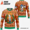 Nami Ugly Christmas Sweater One Piece Anime Xmas Gift VA10