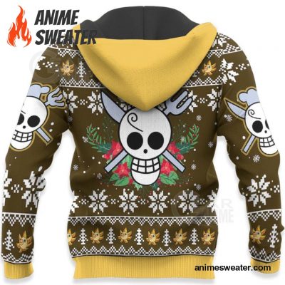 Sanji Ugly Christmas Sweater One Piece Anime Xmas Gift VA10