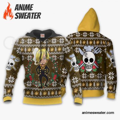 Sanji Ugly Christmas Sweater One Piece Anime Xmas Gift VA10