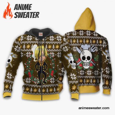 Sanji Ugly Christmas Sweater One Piece Anime Xmas Gift VA10