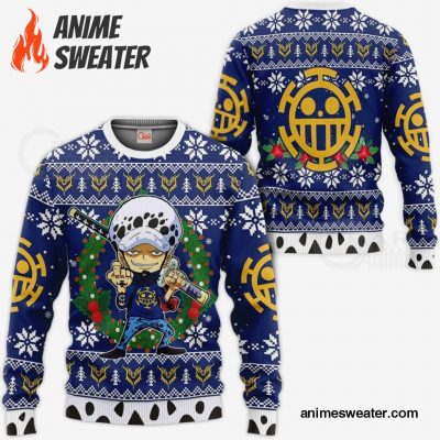 Trafalgar Law Ugly Christmas Sweater One Piece Anime Xmas Gift VA10