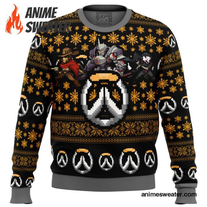 Overwatch Symbol Ugly Christmas Sweater