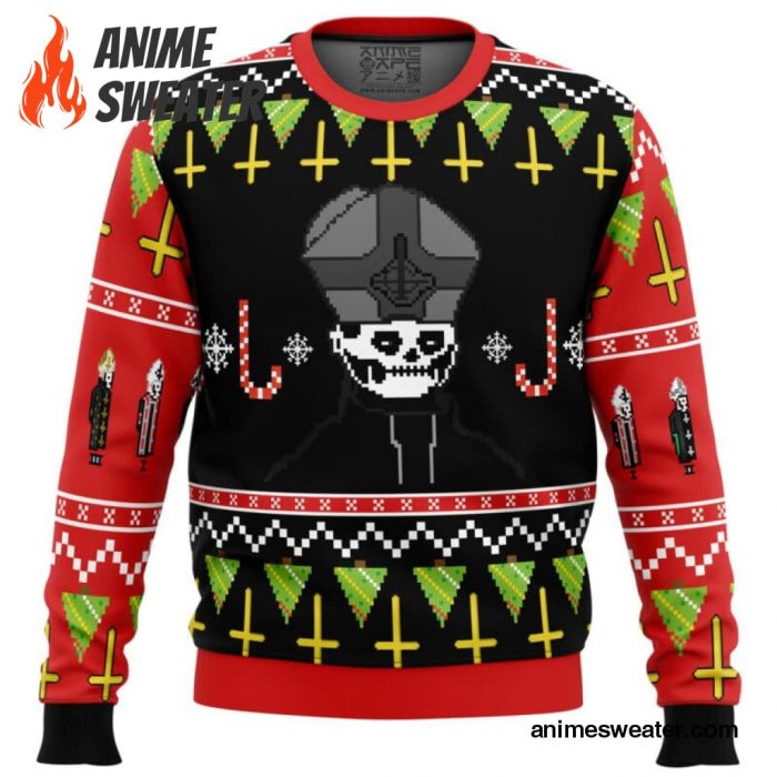 Papa Emeritus Ugly Christmas Sweater