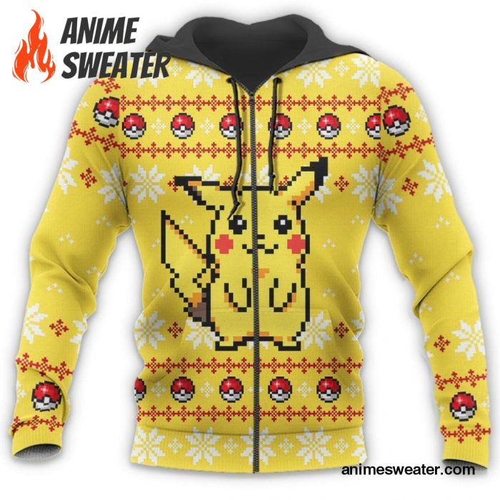 Pikachu Pokemon Ugly Christmas Sweater Custom Xmas Gift