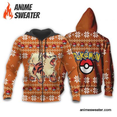 Pokemon Ugly Christmas Sweater Custom Arcanine Xmas Gift