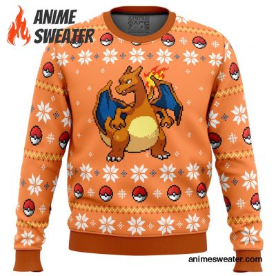 Pokemon Christmas Blaze Charizard Ugly Christmas Sweater