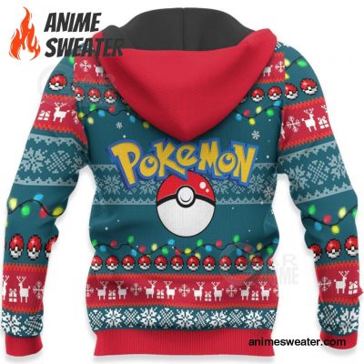 Bulbasaur and Squirtle Ugly Christmas Sweater Pokemon Xmas Gift VA11