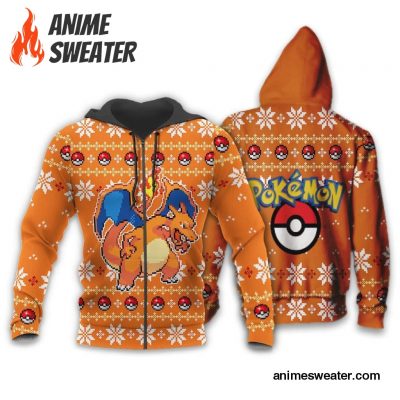 Pokemon Charizard Ugly Christmas Sweater Custom  Xmas Gift