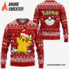 Pikachu Santa Ugly Christmas Sweater Pokemon Anime Xmas Gift