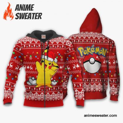 Pikachu Santa Ugly Christmas Sweater Pokemon Anime Xmas Gift