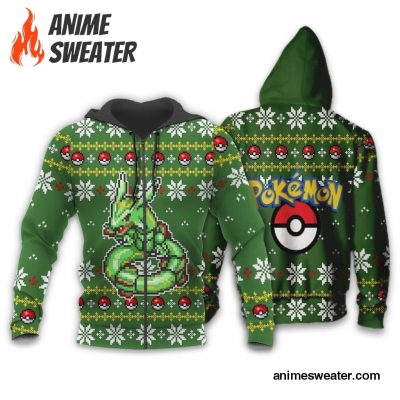 Pokemon Rayquaza Ugly Christmas Sweater Custom Xmas Gift