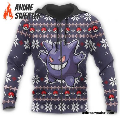 Pokemon Ugly Christmas Sweater Custom Gengar Xmas Gift