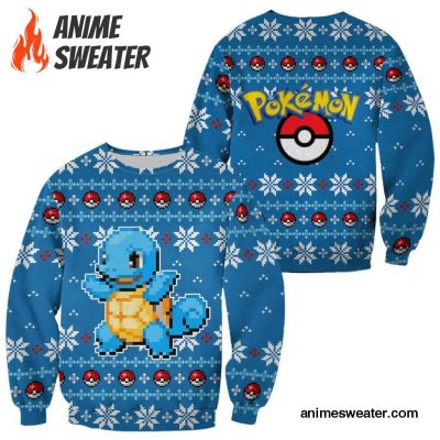 Pokemon Ugly Christmas Sweater Custom Squirtle Xmas Gift