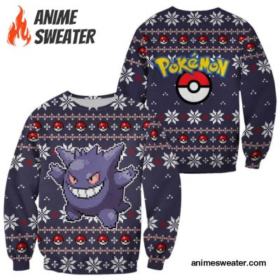 Pokemon Ugly Christmas Sweater Custom Gengar Xmas Gift