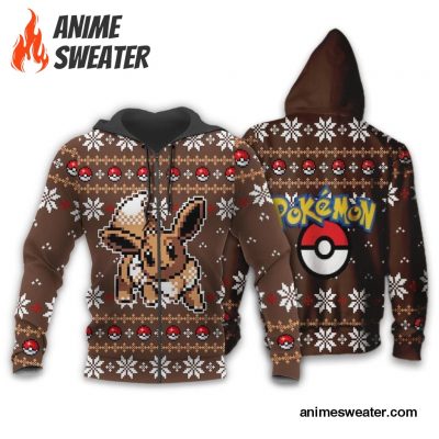 Pokemon Ugly Christmas Sweater Custom Eevee Xmas Gift