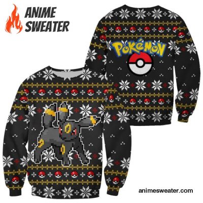 Pokemon Umbreon Ugly Christmas Sweater Custom Xmas Gift