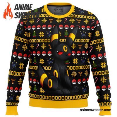 Pokemon Christmas Umbreon Ugly Christmas Sweater