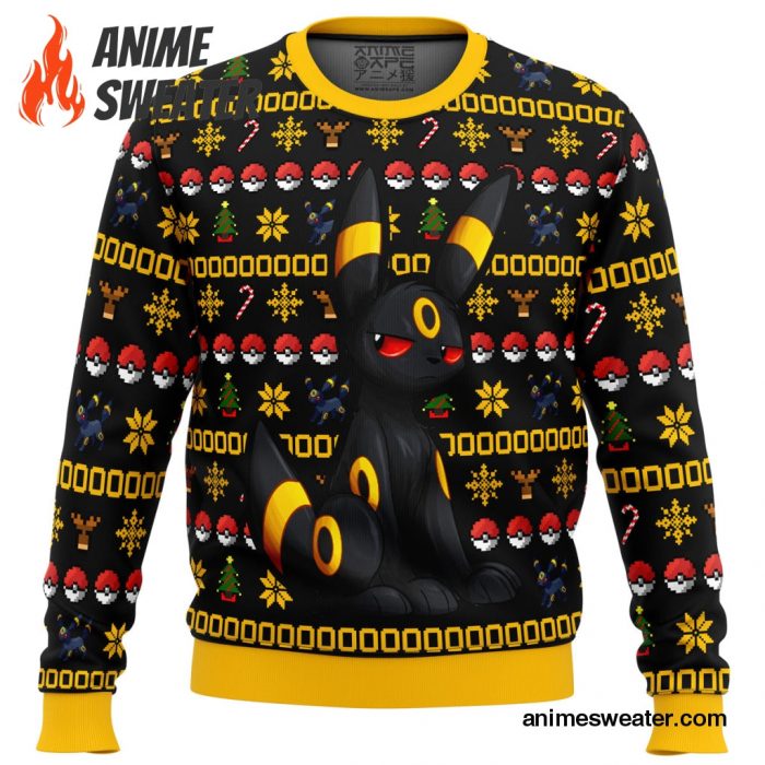 Pokemon Christmas Umbreon Ugly Christmas Sweater