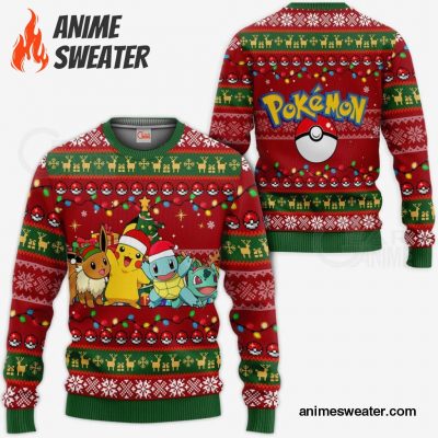 Pokemons Ugly Christmas Sweater Anime Xmas Gift VA11