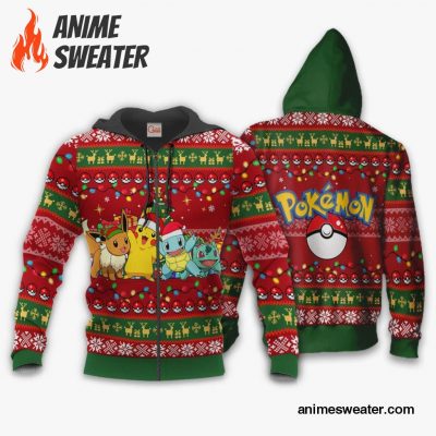 Pokemons Ugly Christmas Sweater Anime Xmas Gift VA11