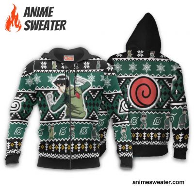 Rock Lee Ugly Christmas Sweater Custom Xmas Gifts Idea