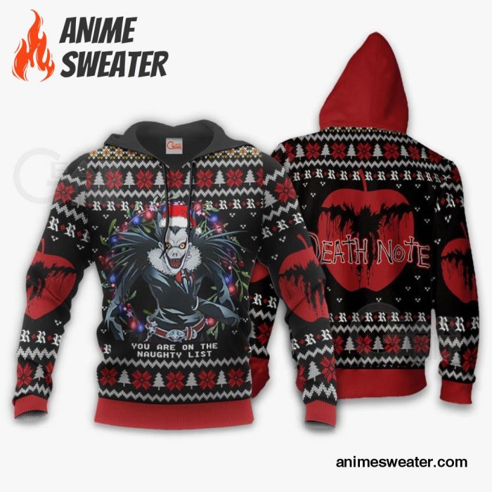 Ryuk Ugly Christmas Sweater Death Note Anime Xmas Gift VA11