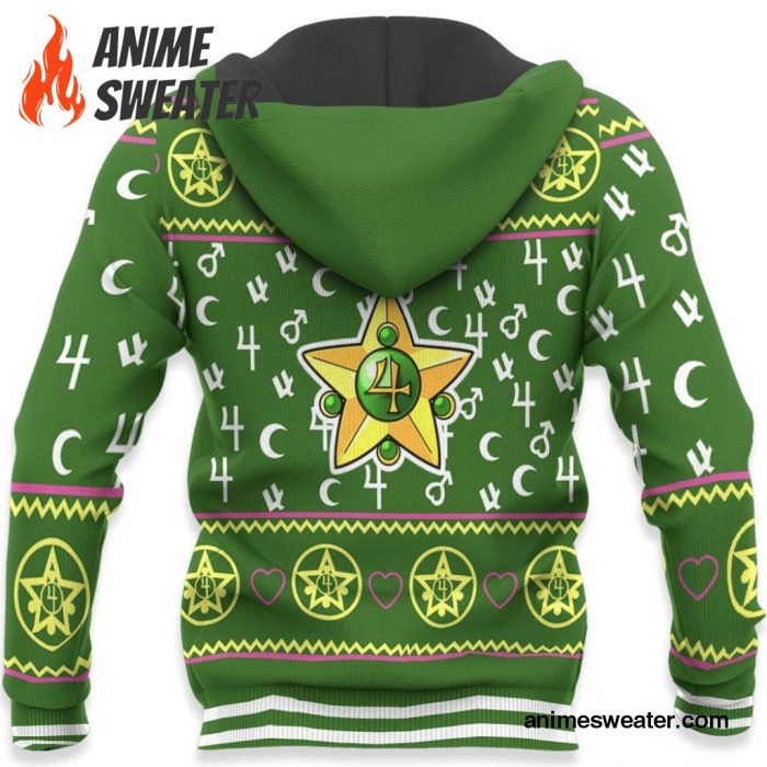 Sailor Jupiter Ugly Christmas Sweater Sailor Moon Anime Xmas Gifts Idea