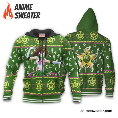 Sailor Jupiter Ugly Christmas Sweater Sailor Moon Anime Xmas Gifts Idea