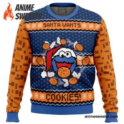 Santa wants cookies! Ugly Christmas Sweater