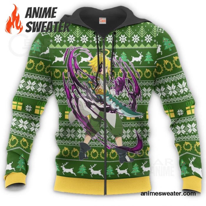 Meliodas Devil Ugly Christmas Sweater Seven Deadly Sins Xmas Gift VA11