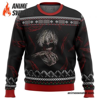 Tokyo Ghoul Dark Kaneki Ugly Christmas Sweater