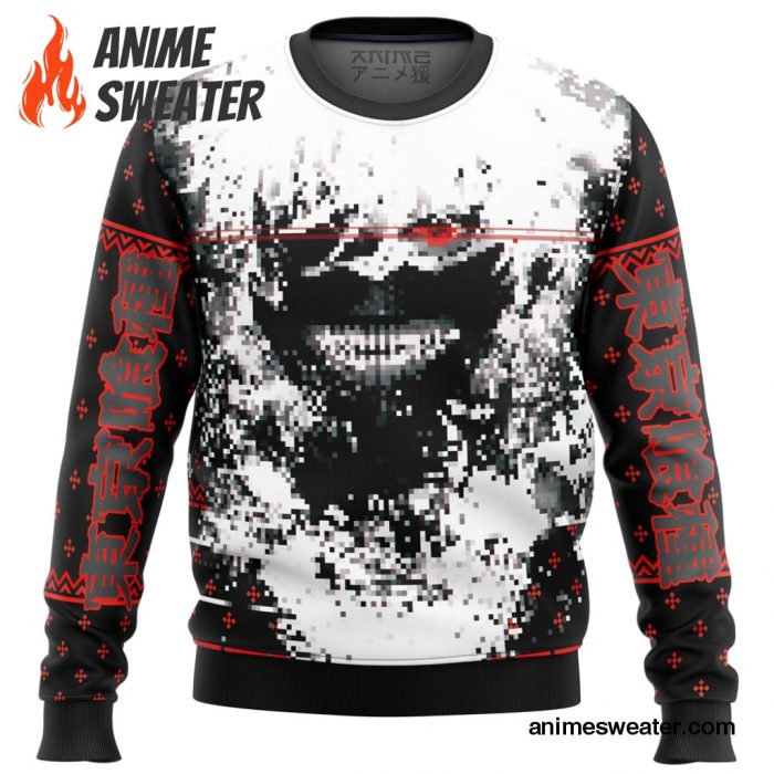 Tokyo Ghoul Kaneki Splatter Ugly Christmas Sweater