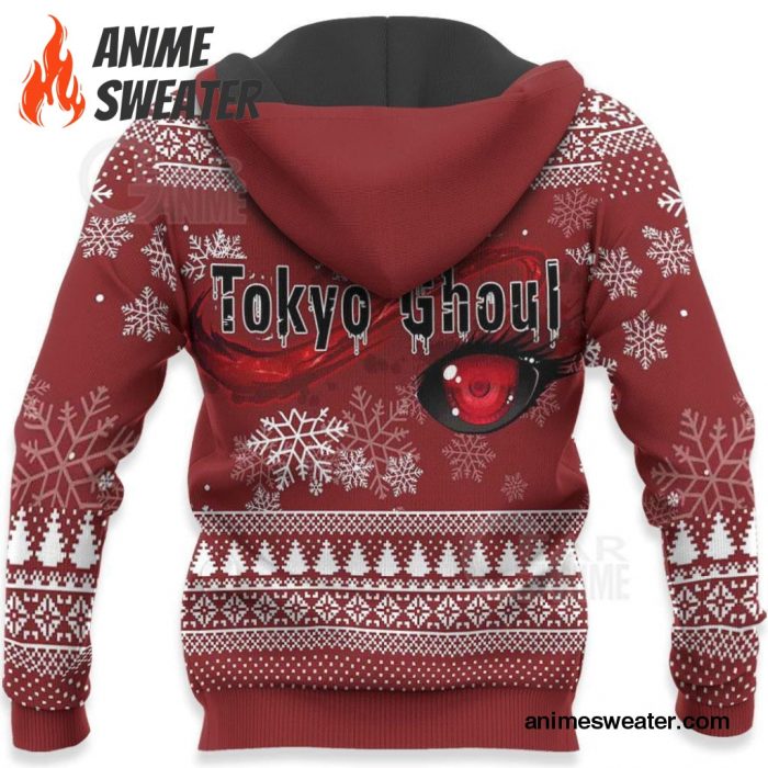 Ken Kaneki Santa Ugly Christmas Sweater Tokyo Ghoul Anime Xmas VA11